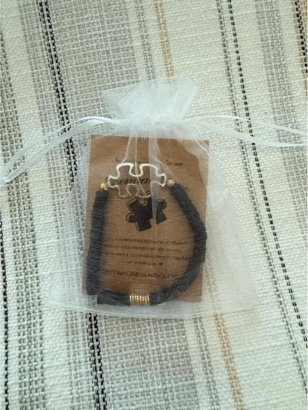 Motivational bracelet, you are the missing piece